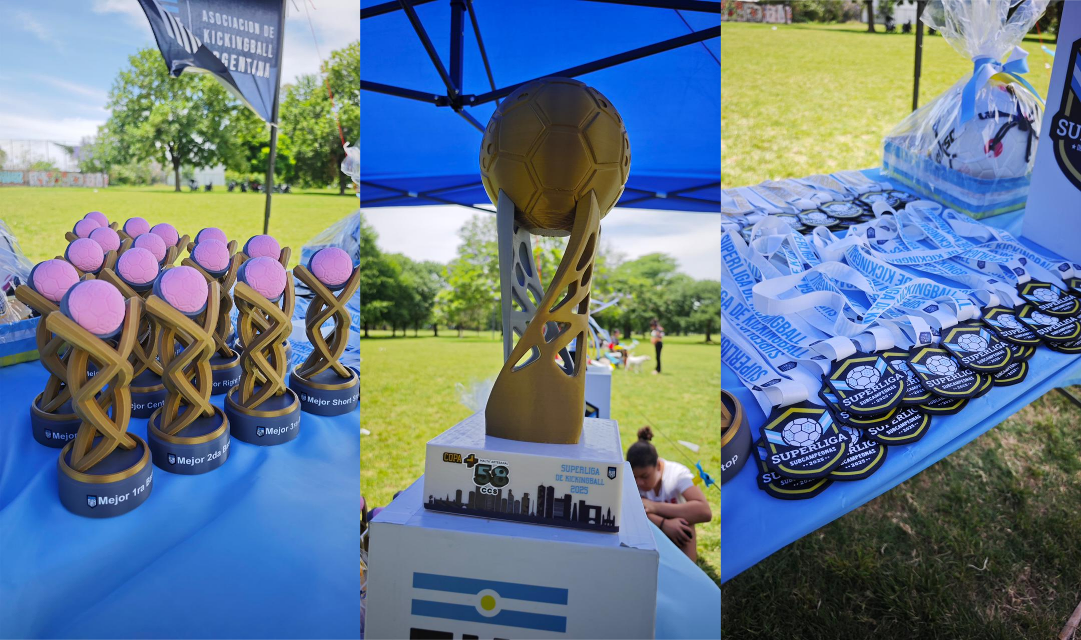 Trofeos y Medallas Superliga Kickingball 2025